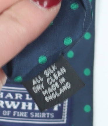 Charles Tyrwhitt Men’s Blue Silk Polka Dot Tie
