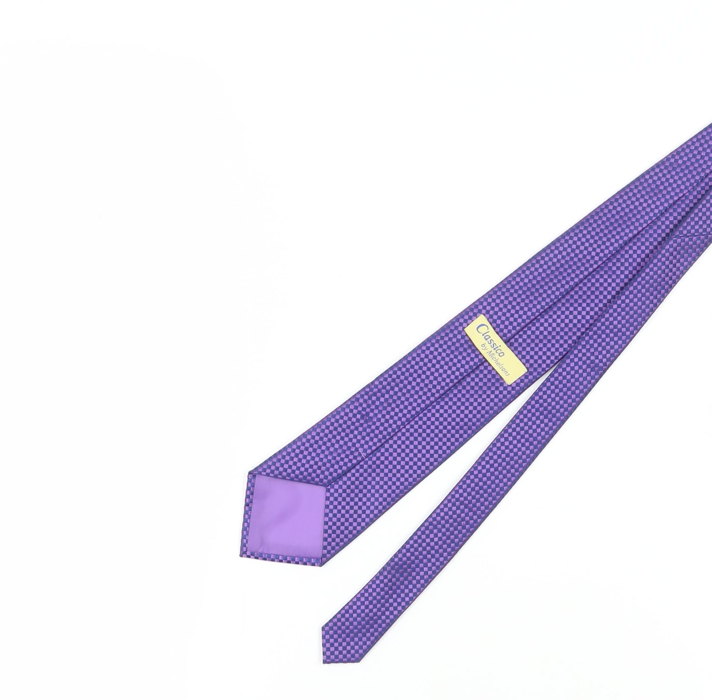 Classico by Michelsons Men's Purple Geometric Tie