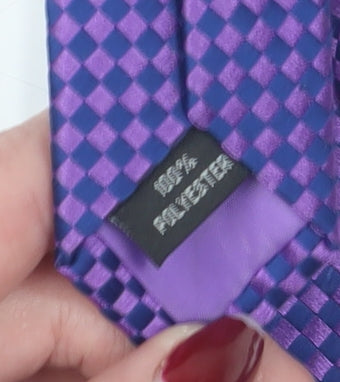 Classico by Michelsons Men's Purple Geometric Tie