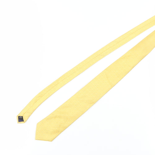 Savoy Taylors Guild Yellow Silk Men's Tie