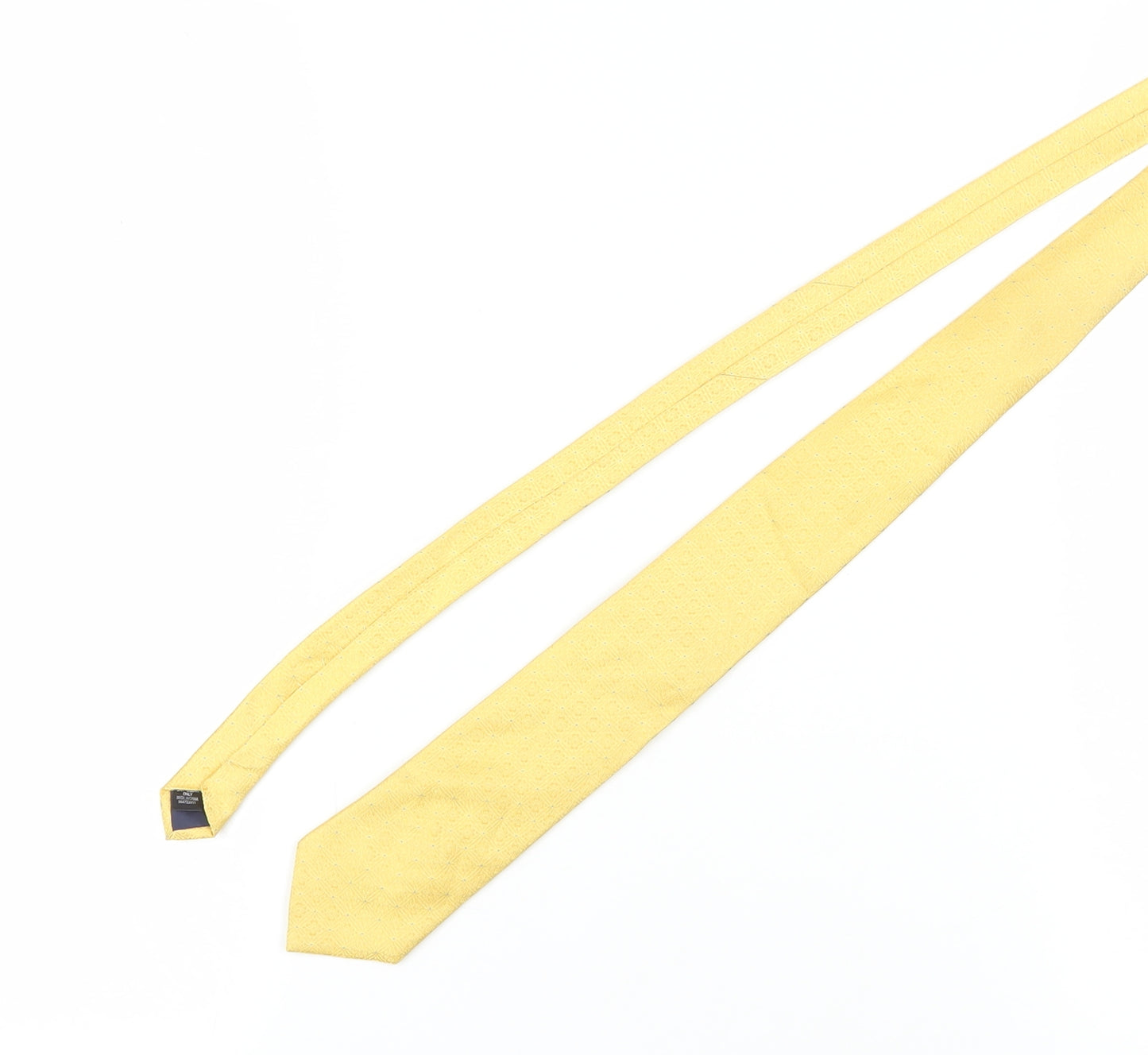 Savoy Taylors Guild Yellow Silk Men's Tie