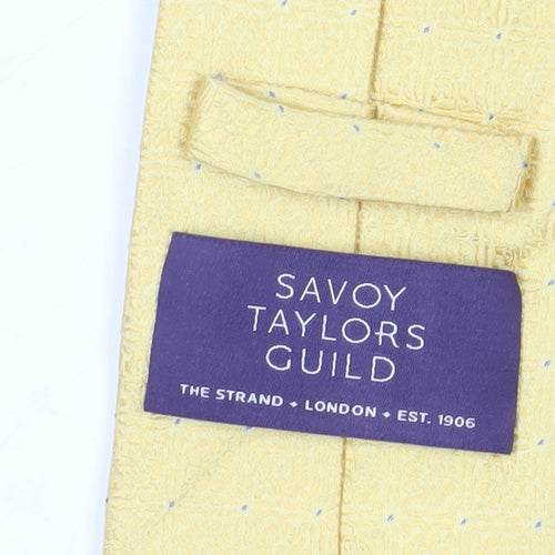 Savoy Taylors Guild Yellow Silk Men's Tie