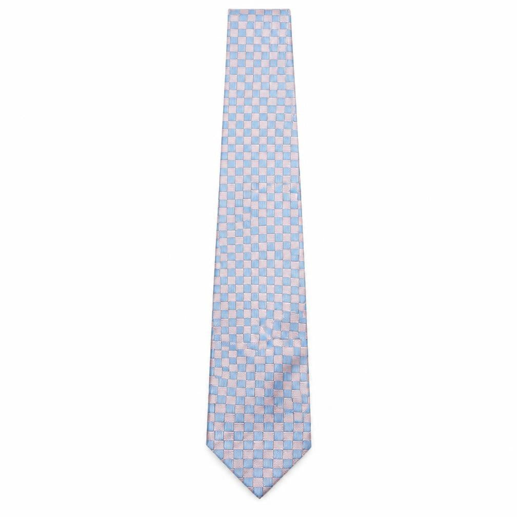 Front view of Charles Tyrwhitt Multicoloured Check Silk Men's Tie