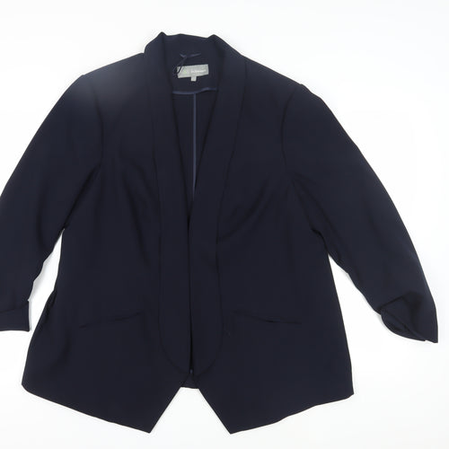Marks and Spencer Women's Blue Blazer, Size 24