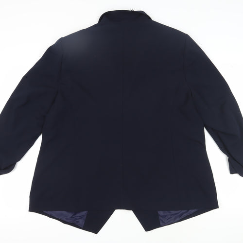 Marks and Spencer Women's Blue Blazer, Size 24