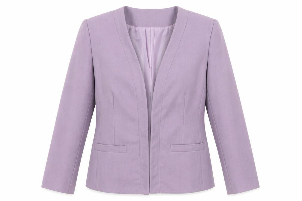 EWM Women's Purple Suit Jacket, Size 14