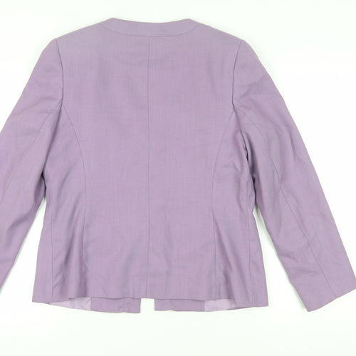 EWM Women's Purple Suit Jacket, Size 14