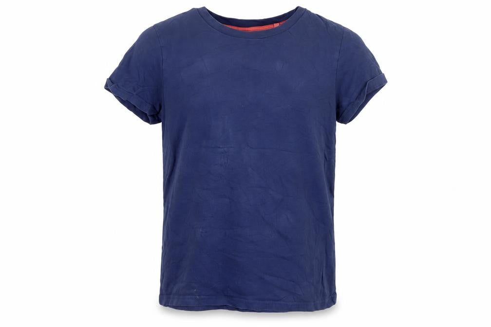 Front view of Boden boys’ blue basic t-shirt, size 11-12, years