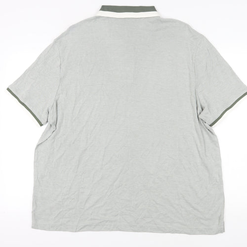 Marks and Spencer Men's Grey 3XL Polo Shirt