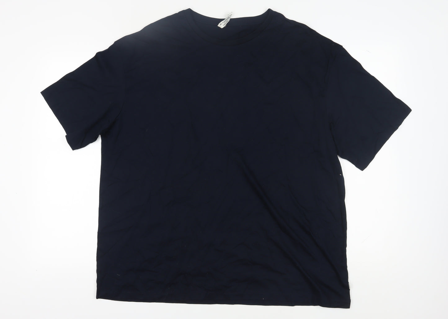 Marks and Spencer Men's Blue XL Cotton T-Shirt