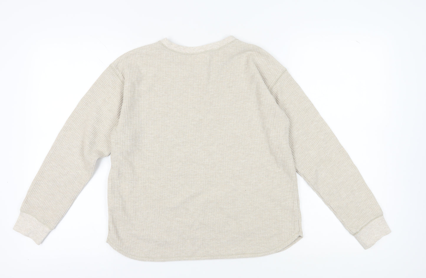 Uniqlo Women's Beige Pullover Sweatshirt, Size S