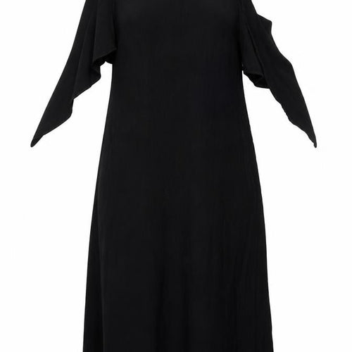 BHS Petite Black Shift Dress, Women, Size 12, Long, Viscose