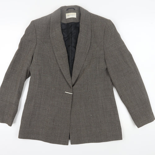 Minuet Women's Brown Wool Blend Suit Jacket Size 12