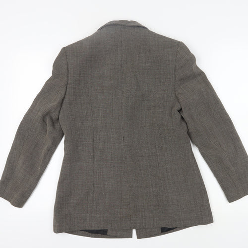 Minuet Women's Brown Wool Blend Suit Jacket Size 12