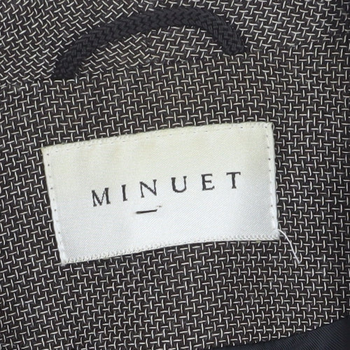 Minuet Women's Brown Wool Blend Suit Jacket Size 12
