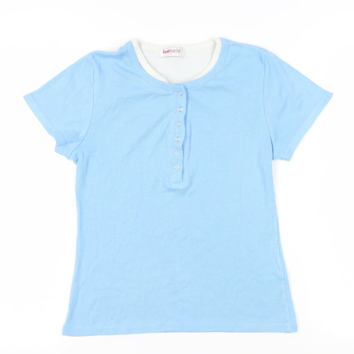 Bonmarché Women's Blue T-Shirt Size S Basic Style
