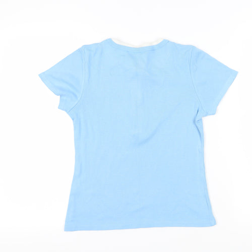 Bonmarché Women's Blue T-Shirt Size S Basic Style