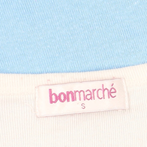 Bonmarché Women's Blue T-Shirt Size S Basic Style