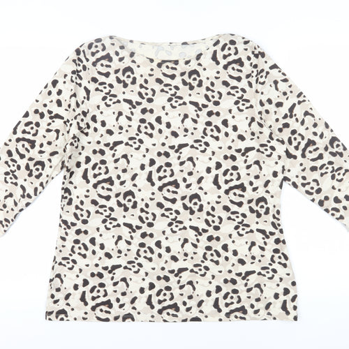 Marks and Spencer Women's Multicolour Crew Neck T-Shirt
