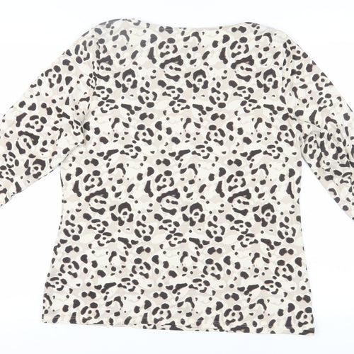 Marks and Spencer Women's Multicolour Crew Neck T-Shirt