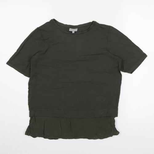 Oliver Bonas Women's Green T-Shirt Size 8 Casual Tunic
