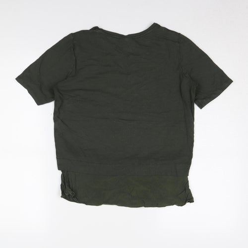 Oliver Bonas Women's Green T-Shirt Size 8 Casual Tunic
