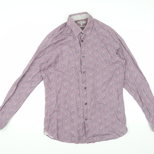 Ted Baker Men's Multicoloured Floral Shirt M