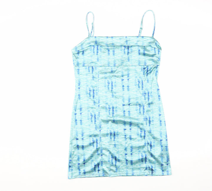 Urban Outfitters Women's Blue Tie Dye Slip Dress