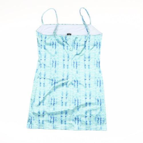 Urban Outfitters Women's Blue Tie Dye Slip Dress