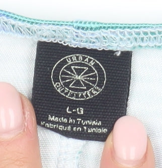 Urban Outfitters Women's Blue Tie Dye Slip Dress