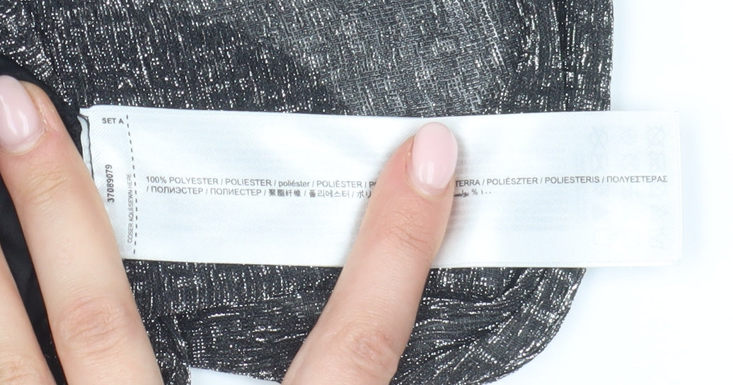 MNG Women's Silver Shift Dress XS Party