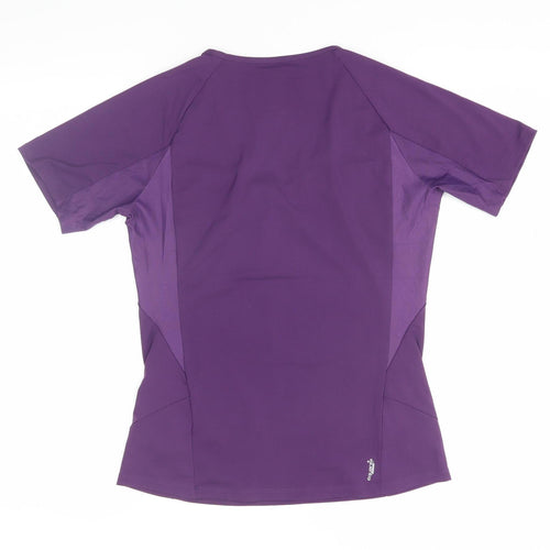 Quechua Women's Purple Short Sleeve Jersey T-Shirt