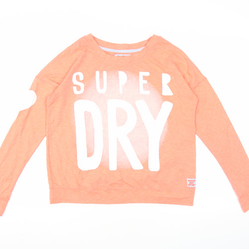 Superdry Women Orange XS Basic T-Shirt