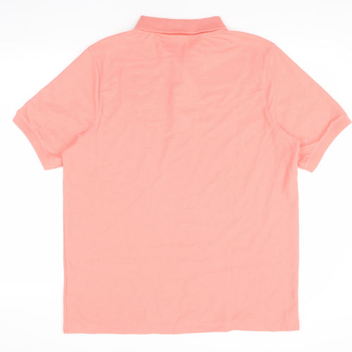 Slazenger Men's Pink Polo Shirt L