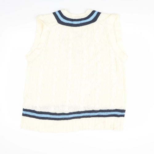 Gunn & Moore Men's Ivory Cricket Vest L Cable-Knit