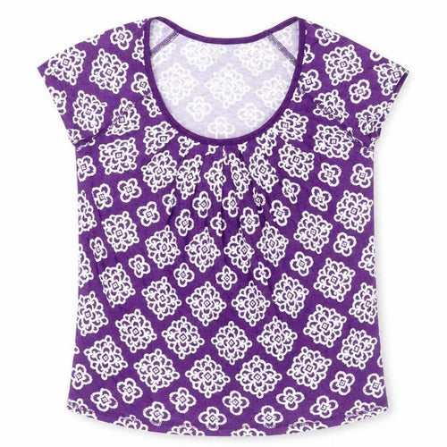 Gap Women’s Purple Geometric T-Shirt M
