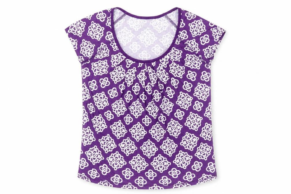 Gap Women’s Purple Geometric T-Shirt M