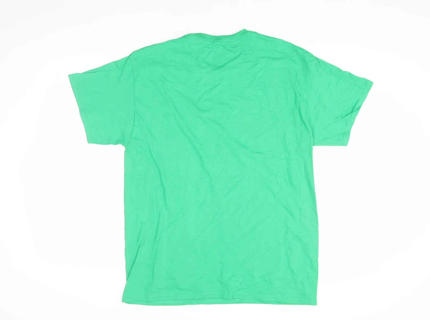 I Love NY Men's Green Graphic Print T-Shirt, L