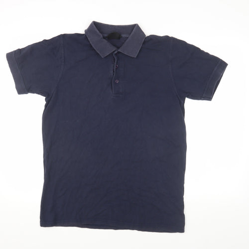 Regatta Men's Blue M Polo Shirt - Casual Solid Short Sleeve