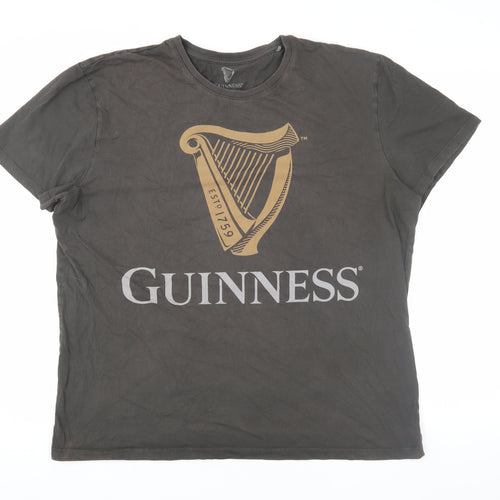 Tu Men's Black XL Beer Graphic T-Shirt