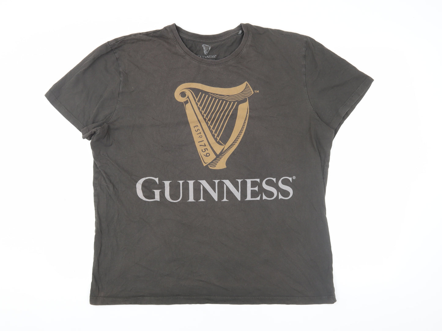 Tu Men's Black XL Beer Graphic T-Shirt