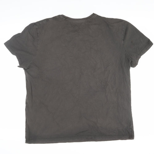 Tu Men's Black XL Beer Graphic T-Shirt