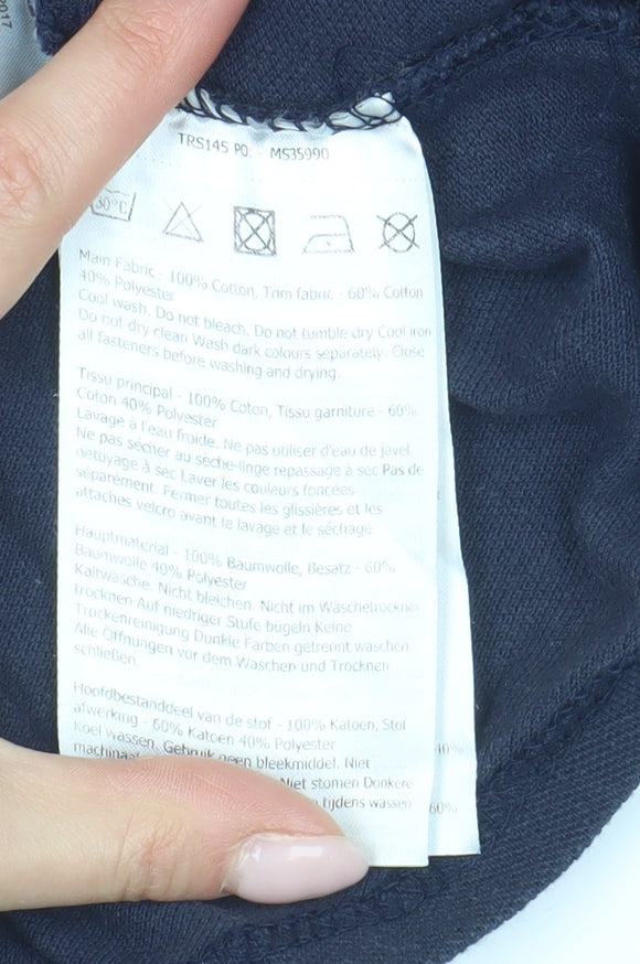 Regatta Men's Blue Polo Shirt, Size M, Cotton Blend