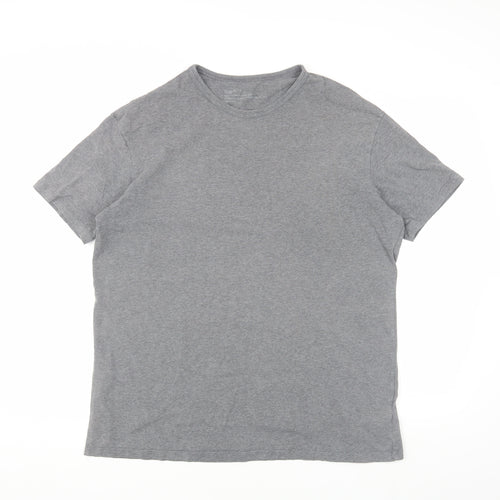 Gap Men's Grey XL Crew Neck T-Shirt, Short Sleeve