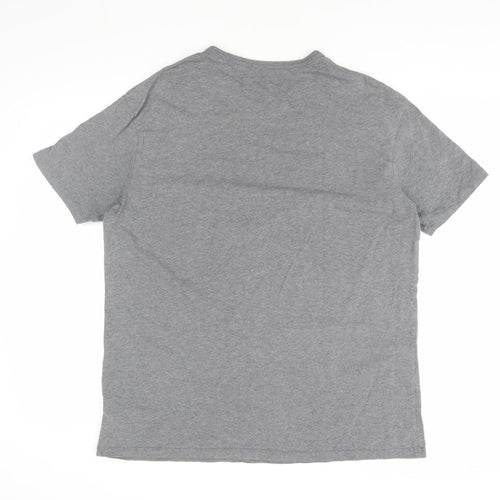 Gap Men's Grey XL Crew Neck T-Shirt, Short Sleeve