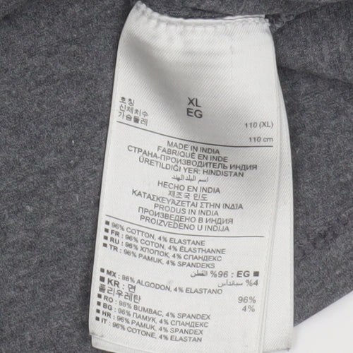 Gap Men's Grey XL Crew Neck T-Shirt, Short Sleeve