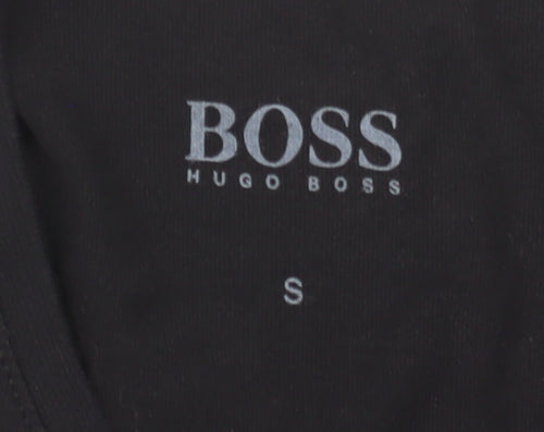 Hugo Boss Men's Black Cotton T-Shirt, Size S
