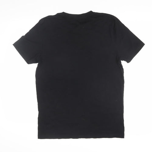 Firetrap Men's Black L Cotton Logo T-Shirt