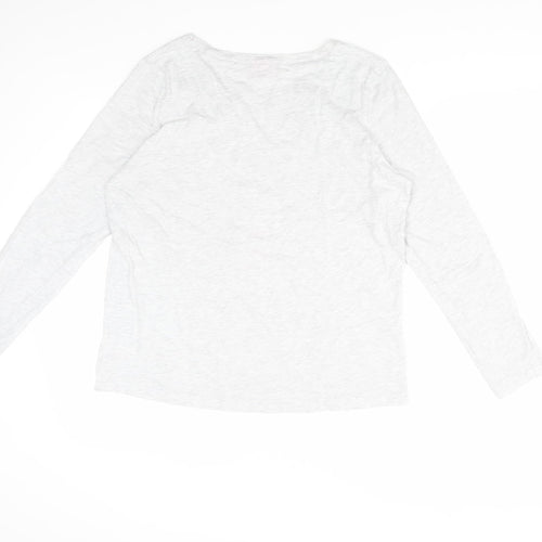Barbie Women's White Long Sleeve T-Shirt Size 12