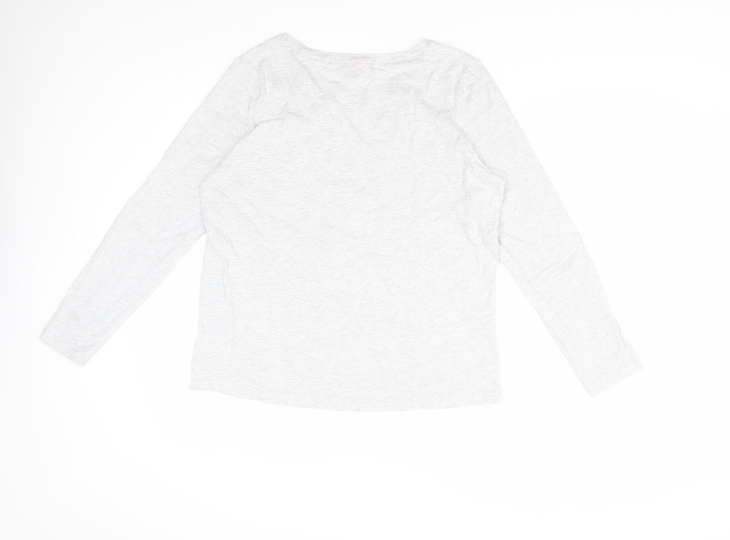 Barbie Women's White Long Sleeve T-Shirt Size 12